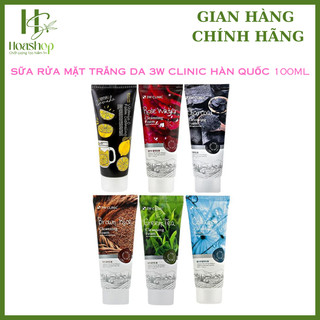 Sữa Rửa Mặt Chiết Xuất Từ Trà Xanh 3W Clinic Green Tea Foam Cleansing (100ml)