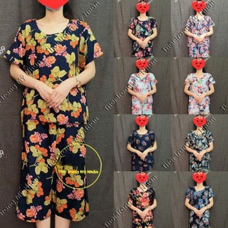 Đồ bộ tole thái lửng trung niên mềm mát đẹp
