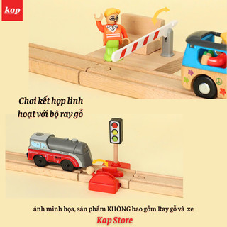 Các mẫu nhà và trạm xe lửa - phụ kiện dành cho đường ray xe lửa gỗ