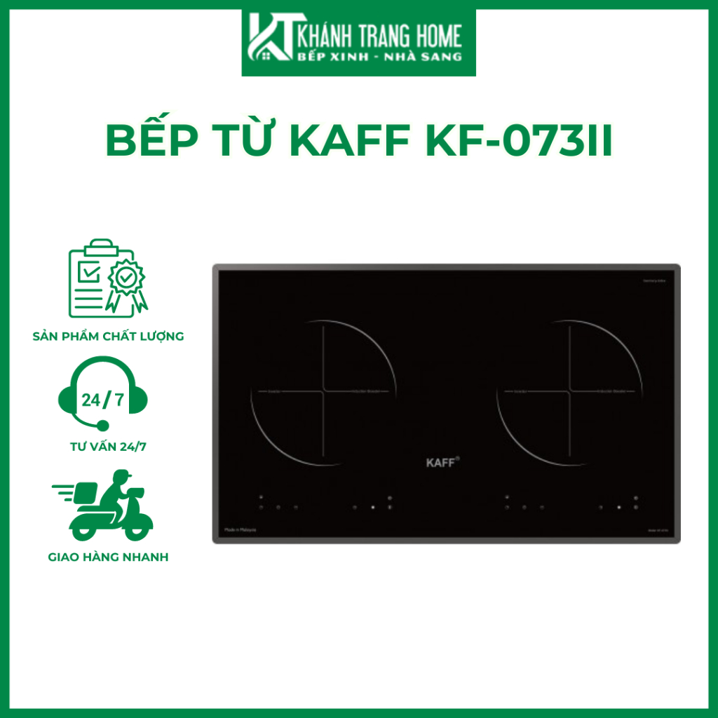Bếp Từ KAFF KF-073II Bảo Hành 5 Năm Chế Độ Nhiệt Đa Dạng - Khánh Trang Home