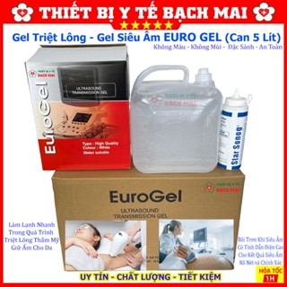 Gel Lạnh Dùng Cho Triệt Lông, Siêu Âm EURO GEL [5 Lít - Màu Trắng]