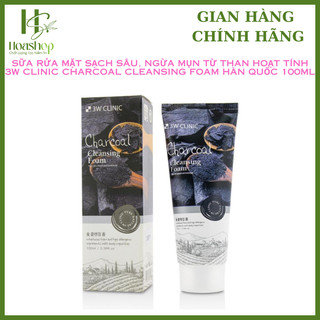 Sữa rửa mặt than hoạt tính 3w clinic