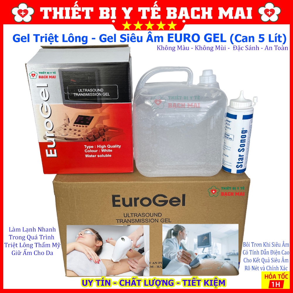 Gel Triệt Lông Euro Gel [Can 05 Lít]