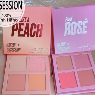 Bảng Má 4 ô Revolution Blush Palette Makeup Obsession Sweet Like A Peach 1.1g