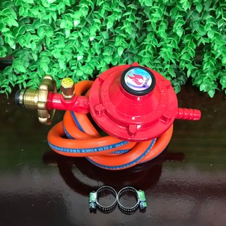 Van điều áp gas ngắt tự động MARIO và Dây gas HÀN QUỐC lõi thép 3 lớp chống chuột