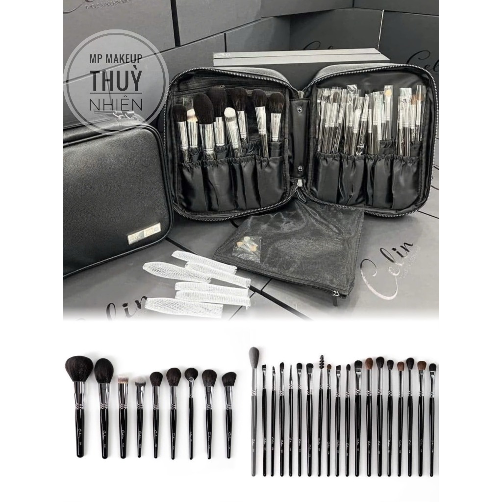 Bộ cọ trang điểm Celin 30 cây lông thú chính hãng