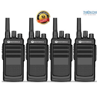 Bộ 4 Máy Bộ Đàm Motorola GP950 - Độ Bền Cao, Loa To, Xuyên Vật Cản Cực Tốt, Cự Ly Đàm Thoại 2>3km, Bảo Hành 12 Tháng-