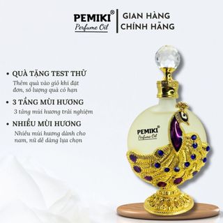 Tinh dầu nước hoa dubai PEMIKI nước hoa nam nữ công vàng 35ml chính hãng thơm lâu 24h