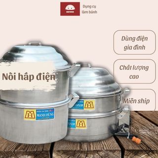 (Nồi hấp điện/chõ hấp điện) hấp bánh bao, xôi, thịt, bánh gai, bánh tẻ bằng điện gia đình 220v