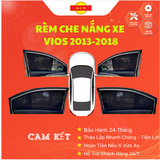 Rèm Che Nắng Loại 1 Chính Hãng Mr Ô Tô ,Thiết Kế Cho Xe Toyota Vios 2013-2018  Bảo Hành 24 Tháng