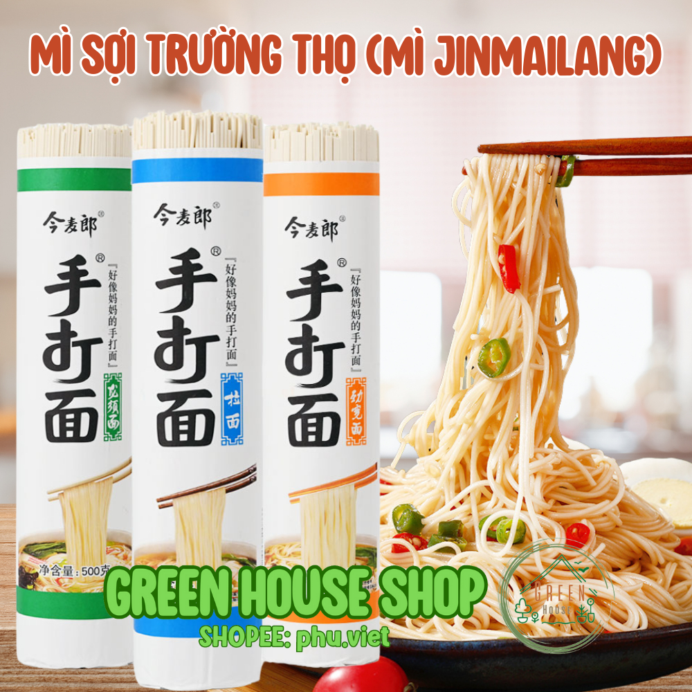 [500gr/900gr] Mì Sợi Trường Thọ Trung Quốc Đủ Loại