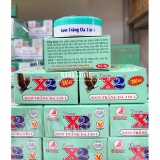 [Hàng Chuẩn]Kem X2 Trắng Da 3 In 1 5G Giá Bao Bì 49.5K