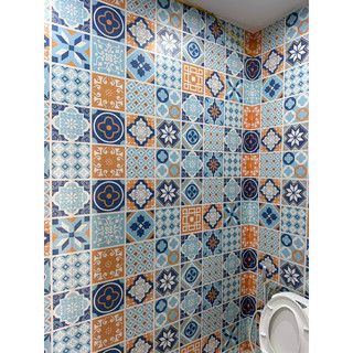 Decal gạch bông set 30ô pp chịu nước