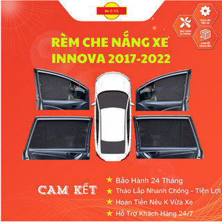 Rèm Che Nắng Loại 1 Chính Hãng Mr Ô Tô ,Thiết Kế Cho Xe Toyota Innova 2017-2022  Bảo Hành 24 Tháng