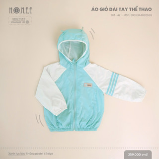 Áo gió Hrnee siêu mềm size 12M-4Y🥰