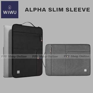 Túi chống sốc cho MACBOOK/ LAPTOP chính hãng Wiwu Alpha Slim Sleeve  - Túi xách dọc laptop 13inch, 14inch, 15inch