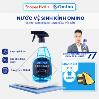 Nước Vệ Sinh Kính Xe Ô Tô OMINO M86 500ml, Làm Sạch Vết Bẩn, Không Để Lại Vệt Trắng, Tăng Độ Sáng Bóng Cho Kính và Gương