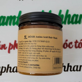 Dầu hấp phục hồi Desir argan 500ml
