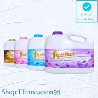 [Màu Tím]Nước giặt xả quần áo FINELINE TÍM Thái Lan 3000ml