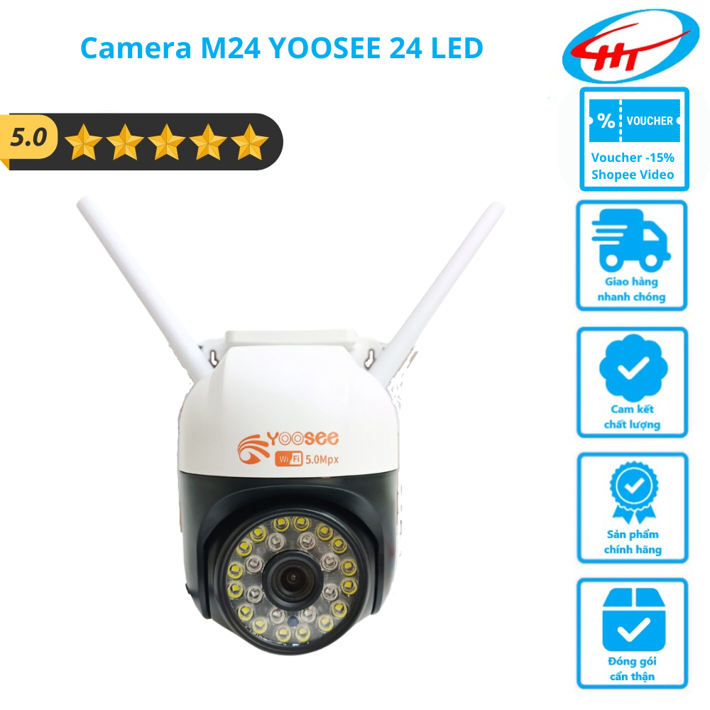 [M24] Camera M24 YOOSEE 24 LED - Hàng chính hãng