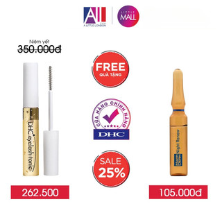 Tinh chất dưỡng mi DHC eyelash tonic 6,5ml DATE 3.25 TẶNG Ampoule chống lão hóa Martiderm (Nhập khẩu)