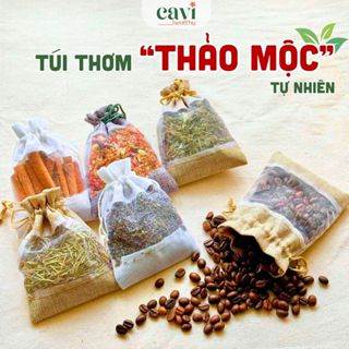  Túi Thơm Thảo Mộc Khử Mùi Tạo Hương Thơm Túi Thơm Cà Phê Treo Tủ Quần Áo Hương Bạc Hà Hương Thảo 