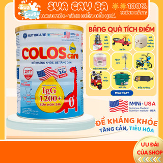 Sữa bột nutricare coloscare 24h 0+ được bổ sung thêm sữa non 24h từ mỹ date 2026
