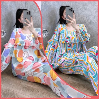 Đồ bộ tole nữ, bộ lanh mặc nhà quần dài, áo tay dài phom babydoll F21 VNXK SHOP5SAO (40-75kg)
