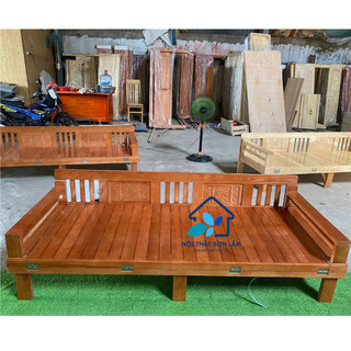 Giường gấp gỗ sồi tự nhiên - sofa giường gỗ sồi giá rẻ, bền đẹp giao nhanh