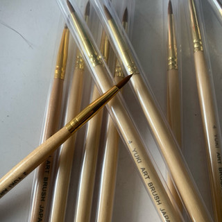 Cọ đắp bông đắp hoa nặn bông YUKI ART BRUSH JAPAN 💥TẬN GỐC💥 cọ lông chồn đầu tròn nặn bông size 2 size 3 size 4 loại lớn