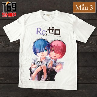 Áo thun anime Re: Zero (Có nhiều mẫu)