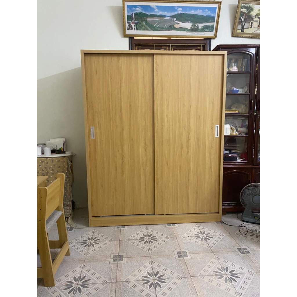 Tủ Áo Cửa Lùa 1m6 x 2m Gỗ MDF Melamine
