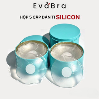 Miếng Dán Ngực Silicon Trong Suốt Che Nhũ Hoa Siêu Mỏng Tái Sử Dụng Nhiều Lần EvaBra 999