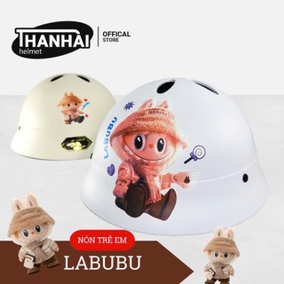Mũ Bảo Hiểm Trẻ Em Labubu Cho Bé 2-5 Tuổi Tặng Kèm Phụ Kiện Ngẫu Nhiên