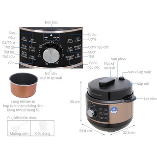 Nồi áp suất Bluestone PCB-5648 4.5 lít 900W