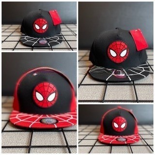 Nón snapback trẻ em 2t đến 5tuổi logo siêu nhân nhện nhựa dẻo