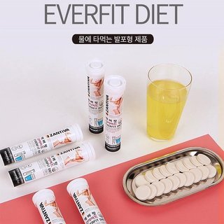Viên sủi giảm cân zantiva everfit diet sủi giảm cân chính hãng hàn quốc hộp 20 viên