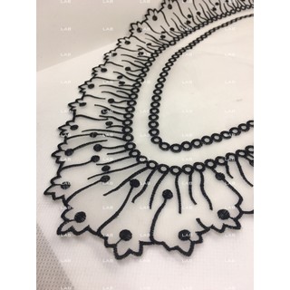 Cổ áo thêu mẫu 07 (chiếc) #0204
