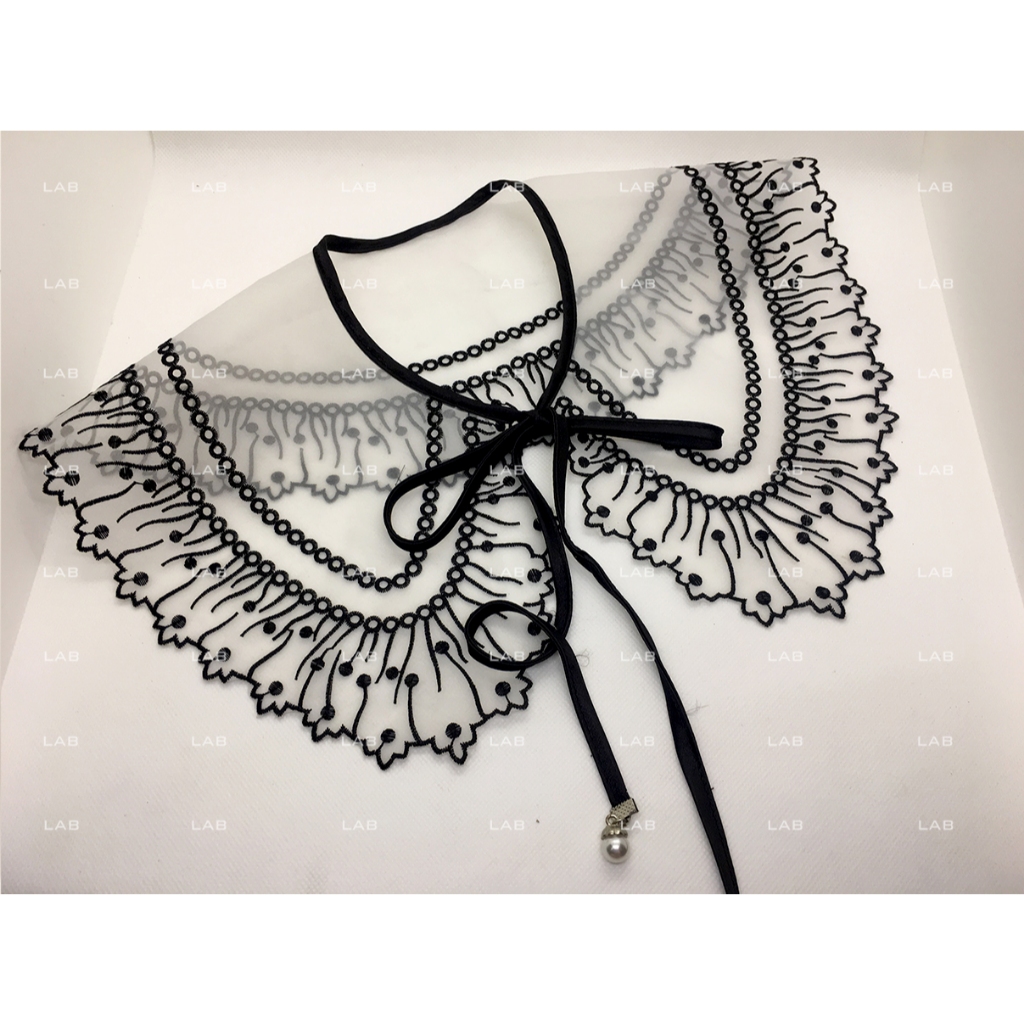 Cổ áo thêu mẫu 07 (chiếc) #0204