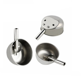 Máng uống tự động cho heo, chó, dê, bò chất liệu inox đường kính 18cm