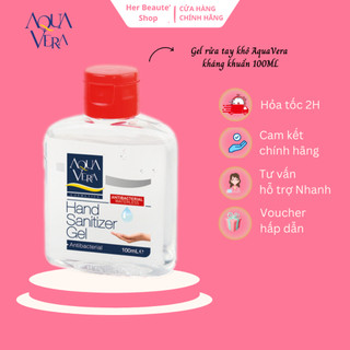 Gel rửa tay khô kháng khuẩn không dùng nước AquaVera chai 100ML