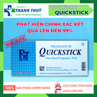 Que thử thai quickstick - nhập khẩu từ usa, test thai sớm nhanh, chính xác