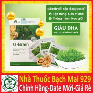 [CHÍNH HÃNG] G-Brain Hỗ trợ phát triển Cốm Trí Não cho Trẻ hộp 30 gói (g brain gbrain gold plus new)