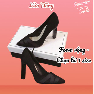 Giày Cao Gót Nữ Công Sở 8 Phân Siêu Đẹp H26 gót dẹt và gót nhọn