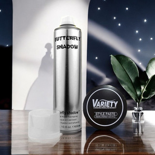 COMBO GÔM SHADOW 600ML VÀ SÁP VARIETY TẠO KIỂU GIỮ NẾP TÓC