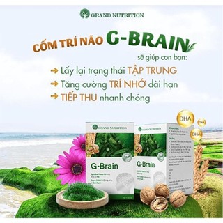 CỐM PHÁT TRIỂN TRÍ NÃO G-BRAIN (gbrain gold plus new chính hãng)