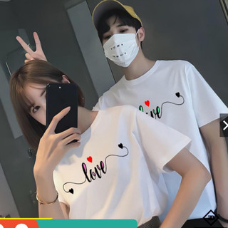 Áo thun cặp size ĐẠI 5XL, áo đôi nam nữ tình yêu phom rộng chất cotton love you chất đẹp [giá sĩ]