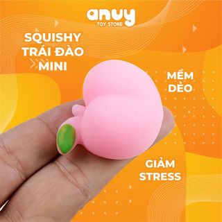 Squishy Trái Đào mini hình mông siêu cute, Đồ chơi squishy bóp xả stress