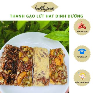 Thanh Gạo Lứt Ngũ Cốc Dinh Dưỡng 3 Loại Chà Bông, Rong biển, Siêu Hạt Ăn Vặt Ăn KIêng