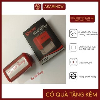 Con Dấu Tên Cá Nhân " Dấu một dòng " Theo Yêu Cầu Liền Mực Siêu Nét
